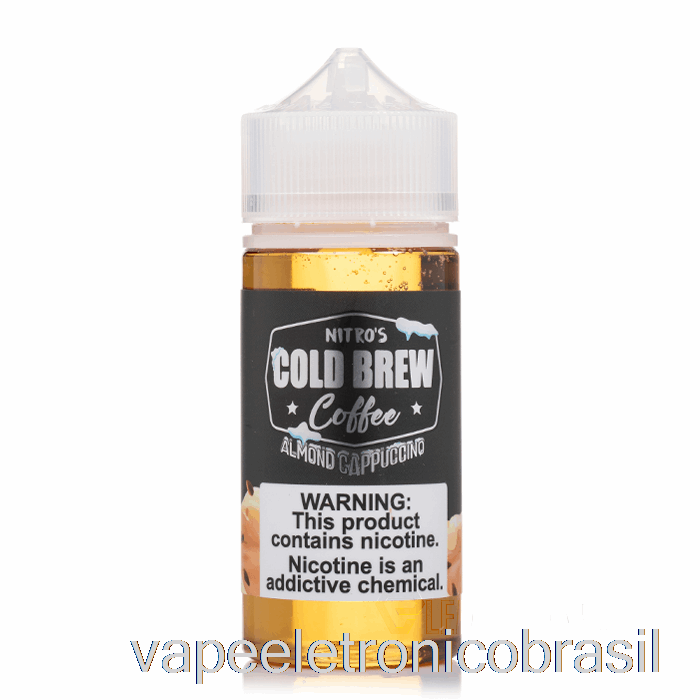 Vape Eletrônico Cappuccino De Amêndoa - Nitros Cold Brew - 100ml 6mg